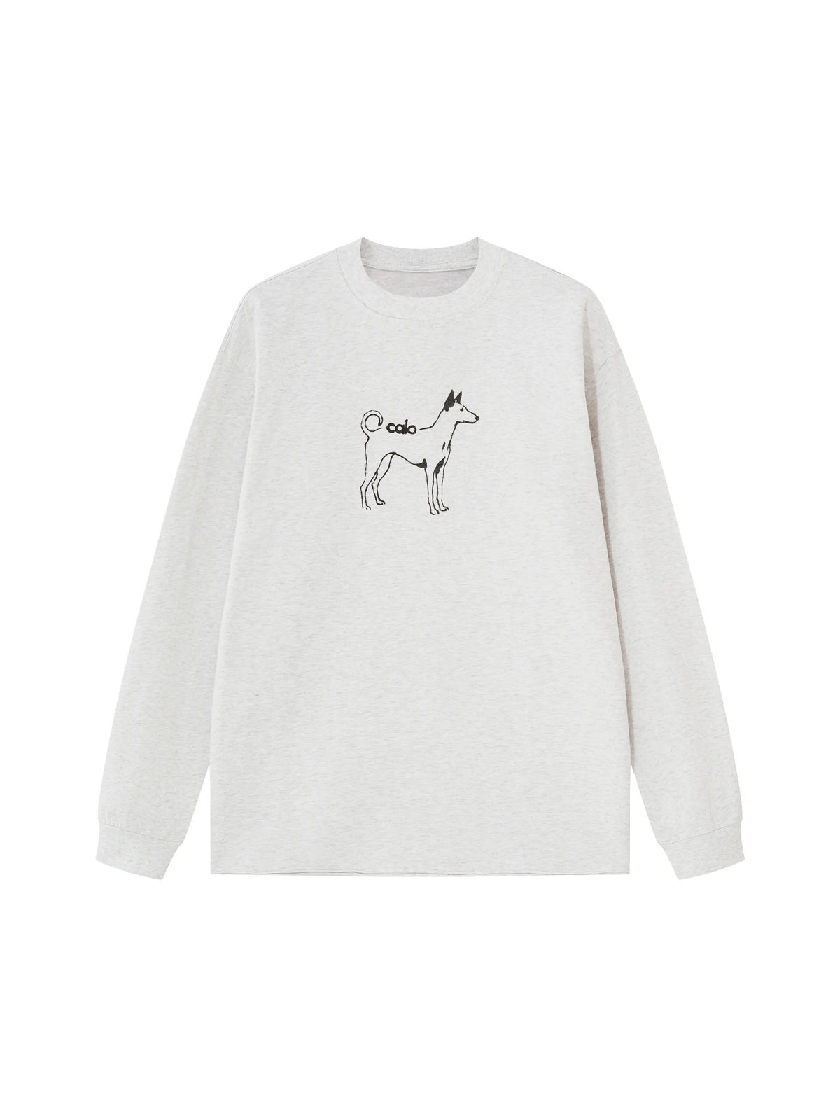 caramelo long sleeve in mescla, front