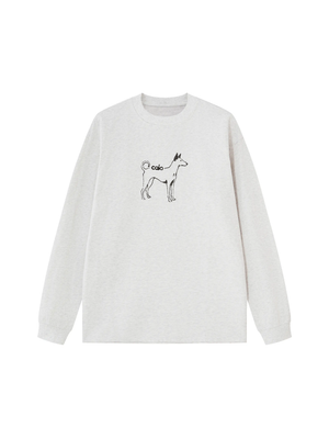caramelo long sleeve in mescla, front
